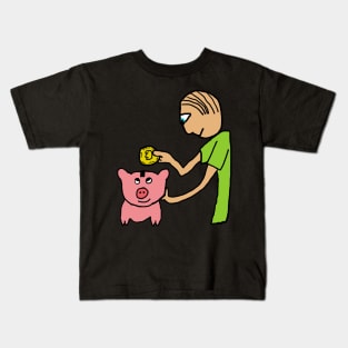 Piggy Bank Kids T-Shirt